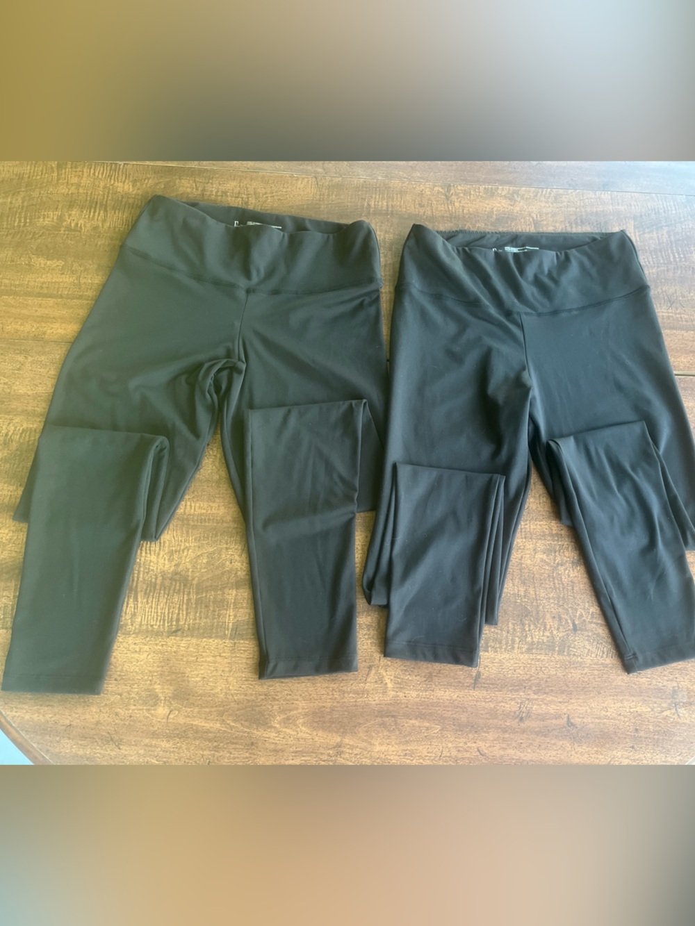 Felina Black Leggings Bundle of 2 Size Medium Athletic Yoga Lounge